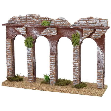 Acquedotto Romano cm 30x8x20 h altezza, larghezza, legno