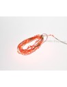 Collana 20 led a luce rossa - Copper resistenti all'acqua Mondo