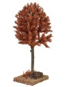 Albero autunnale rosso cm 6x6x16 h
