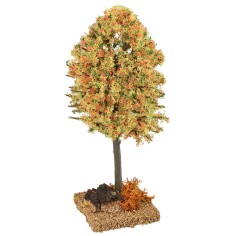 Árbol otoñal amarillo de 6x6x16 cm h recomendado, copa. 2