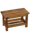 Wooden workbench cm 12x5,7x6,6 h for statues cm 14-15 h