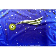 Carta cielo metalizada con estrella cometa Cm