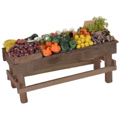 Banco frutta e verdura cm 18x7,5x10 h 2