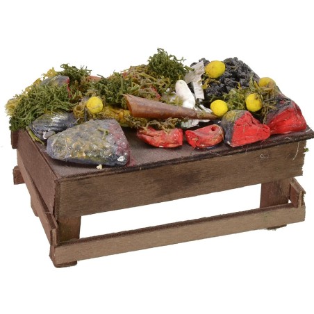 Bancarella del pesce cm 12x7x7 h