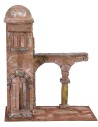 Minareto con arcate cm 29x15x36 h altezza, minareto, portone