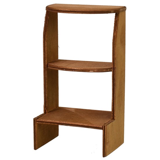 Scaffale in legno cm 6,2x4,6x11,4 h altezza, legno, scaffale