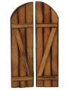 Portone in legno a doppio battente cm 6x12 h