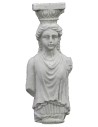 Pilaster with half-bust statue cm 2,3x0,9x6,2 h