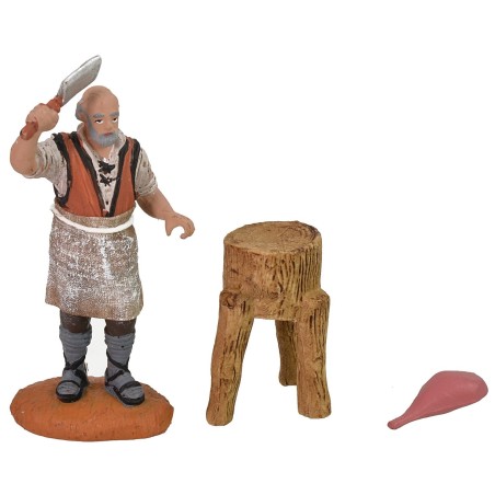 Carnicero con tronco de 10 cm Oliver base, hombre, material, oliver