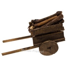 Cart with wood - 35896