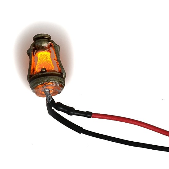 Lanterna a olio con led tremolante 12 Volt h 1,8 cm