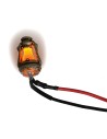 Lanterna a olio con led tremolante 12 Volt h 1,8 cm