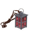Lanterna rossa 3,5 volt cm 2,4x2,4x4,4 h lanterna, volt, cavo
