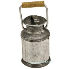 Cubo de leche con asa de madera de 4,5 cm Mondo Presepi