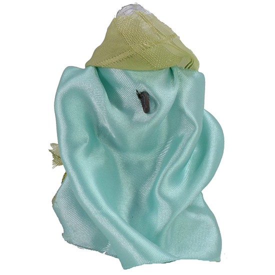 Conjunto de 3 Reyes Magos de 11-12 cm con ropa de tela