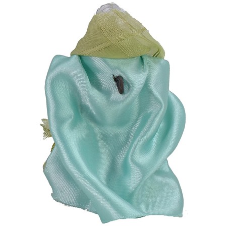 Conjunto de 3 Reyes Magos de 11-12 cm con ropa de tela