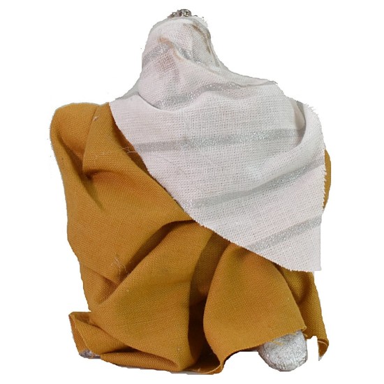 Set 3 Re Magi 10 cm vestiti in tessuto