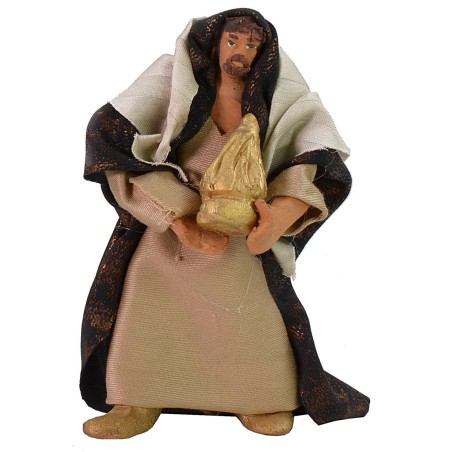 Set 3 Re Magi 10 cm vestiti in tessuto