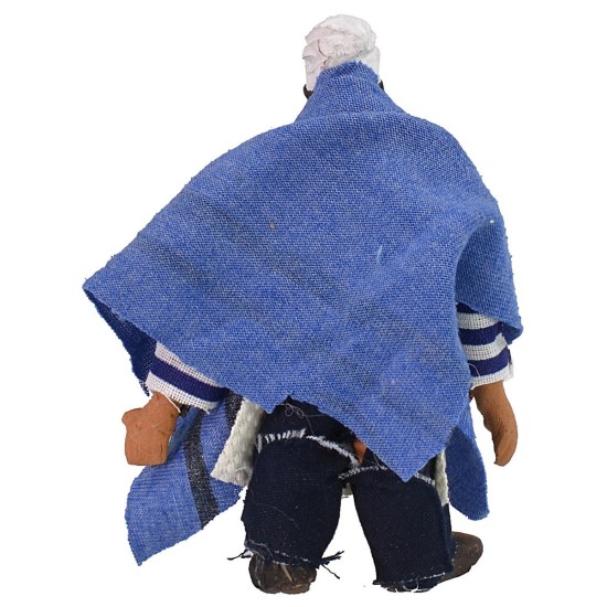 Uomo in terracotta snodato 10-11 cm terracotta, snodato, uomo