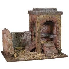 Pollaio for Presepe cm 19,5x14, 5x15 h 2