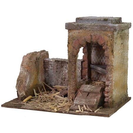 Pollaio for Presepe cm 19,5x14, 5x15 h