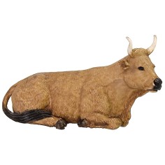 Bue sdraiato Landi Moranduzzo per statue 12 cm serie