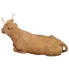 Bue sdraiato Landi Moranduzzo per statue 12 cm serie 2