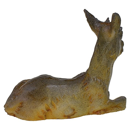 Asino sdraiato in resina 6x4,5 h.