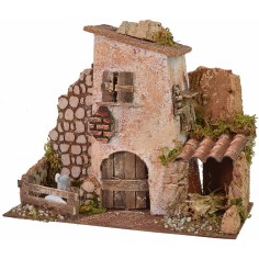Casolare di campagna cm 28x14x22 h altezza, campagna, statue 2