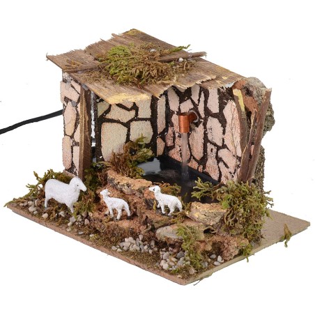 Fontana abbeveratoio funzionante cm 20x14x14 h