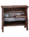 Lavello in legno antichizzato cm 9x4,5x8,5 h