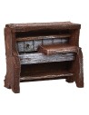 Lavello in legno antichizzato cm 5,5x2x5 h