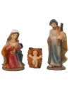 Conjunto de 11 estatuas con Natividad de 7 cm en resina