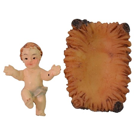 Conjunto de 11 estatuas con Natividad de 7 cm en resina