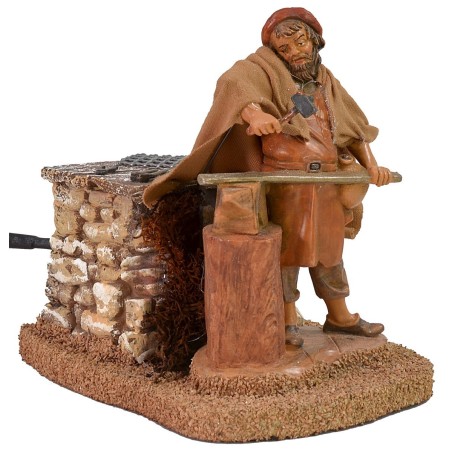 Blacksmith 12 cm in movement Fontanini