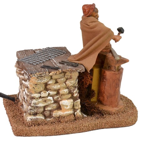 Blacksmith 12 cm in movement Fontanini