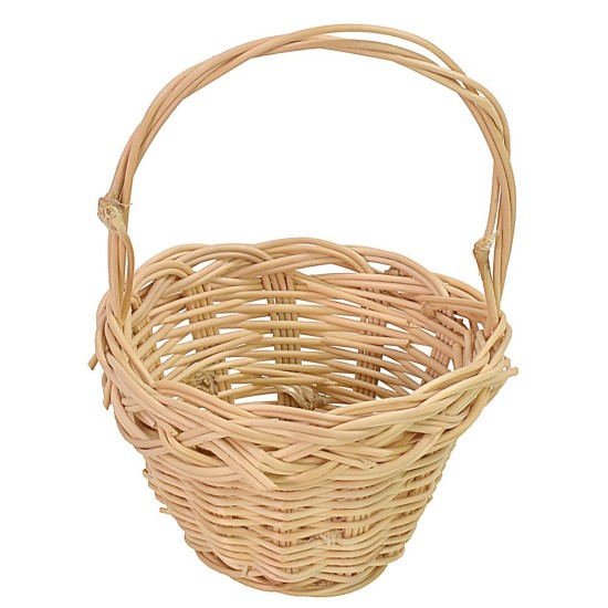 Cesto con manico in vimini cm ø 5,5x8 h