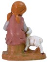 Bimba con agnello serie 30 cm Fontanini Mondo Presepi