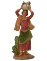 Woman with hen on head 19 cm Fontanini