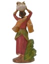 Woman with hen on head 19 cm Fontanini