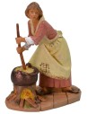 Mujer con caldero 19 cm Fontanini Mundo Pesebres