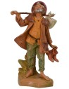 Viandante con fagotto 19 cm Fontanini Mondo Presepi