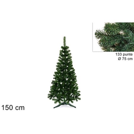 Albero Varsavia h 150 cm a 133 punte punte, albero, nella