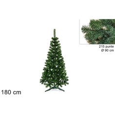 Albero Varsavia h 180 cm a 215 punte punte, albero, vari