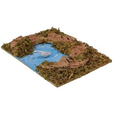 Laghetto fine fiume cm 15x11x2 h 2