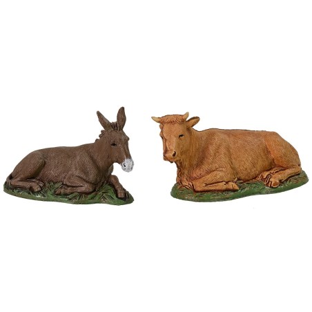 Nativity set 5 pcs 10 cm Landi Moranduzzo