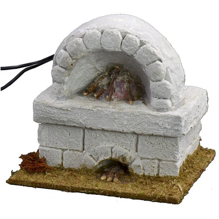 Forno con fuoco funzionante cm 10,5x8x10 h