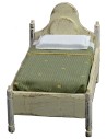 Cama individual de madera blanca cm 8x13,5x10 h
