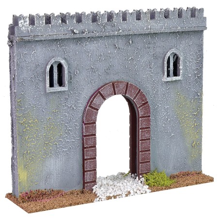 Cinta muraria con portale cm 22x6x19 h