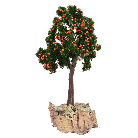 Albero di arance con base cm 4x4x13 h